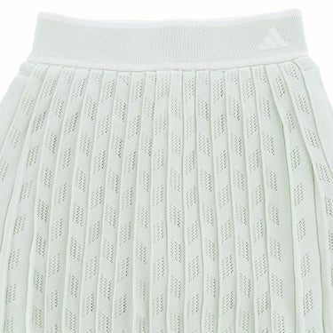 アディダス adidas　レディース ULTIMATE365 メッシュ柄 ストレッチ インナーパンツ一体型 プリーツ ニット スカート IKJ60　2024年モデル 詳細3