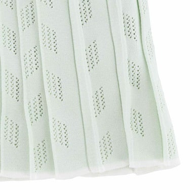 アディダス adidas　レディース ULTIMATE365 メッシュ柄 ストレッチ インナーパンツ一体型 プリーツ ニット スカート IKJ60　2024年モデル 詳細5