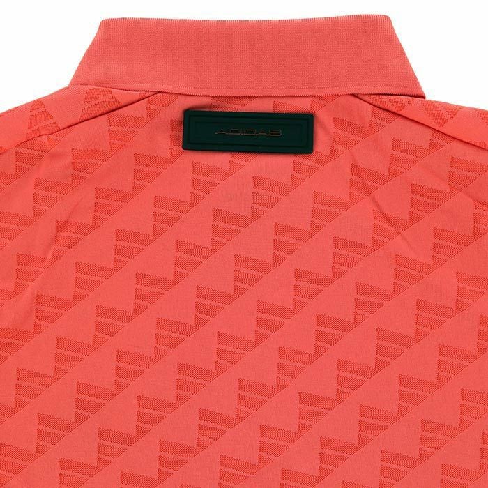 アディダス adidas　メンズ ロゴデザイン 総柄ジャカード 半袖 ポロシャツ IKJ53　2024年モデル 詳細4