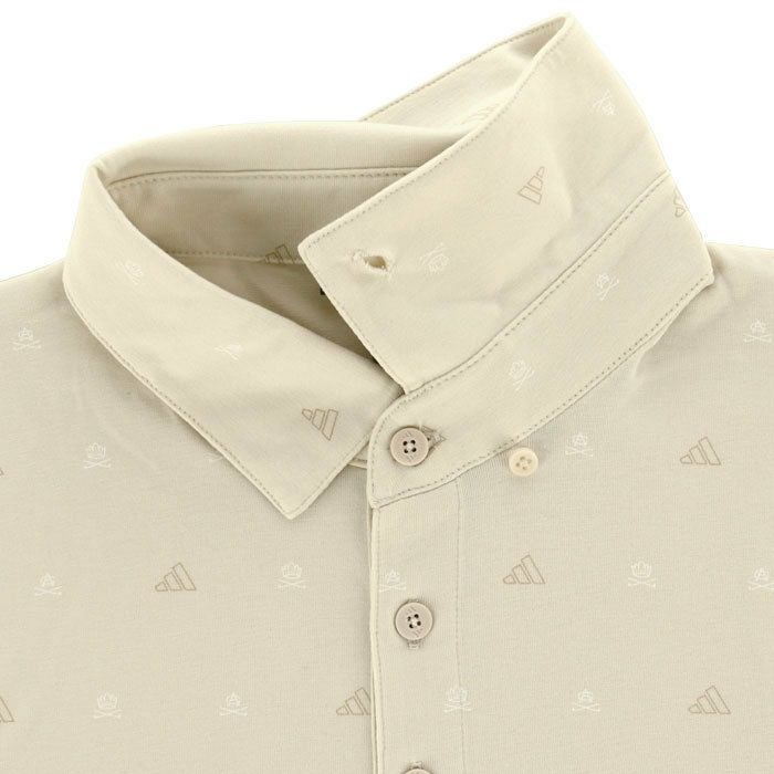 アディダス adidas　メンズ GO-TO 総柄 モノグラムプリント 半袖 ポロシャツ JMS65　2024年モデル 詳細4