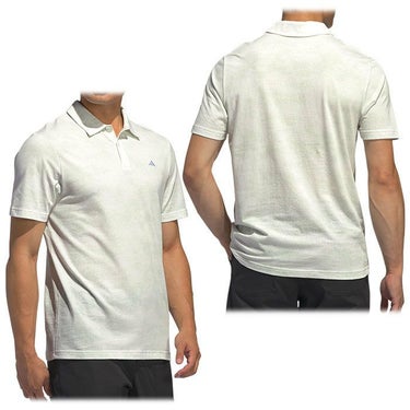 アディダス adidas　メンズ GO-TO ロゴ刺繍 総柄 カモフラージュプリント メッシュ生地 半袖 ポロシャツ KOW08　2024年モデル 詳細2