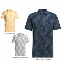 アディダス adidas　メンズ 総柄プリント ヘリンボーン 半袖 ポロシャツ KOW34　2024年モデル 詳細1