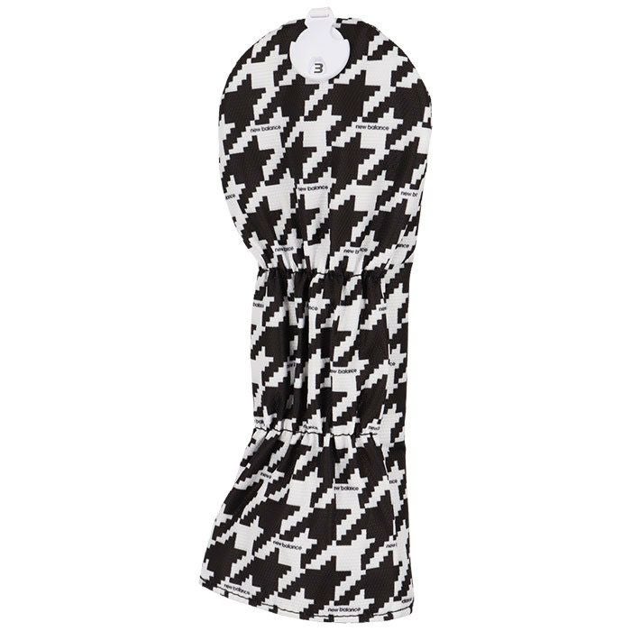 ニューバランスゴルフ　SPORT レディース マルチパターン柄 フェアウェイウッド用 ヘッドカバー 012-4184502 010 ブラック 詳細1