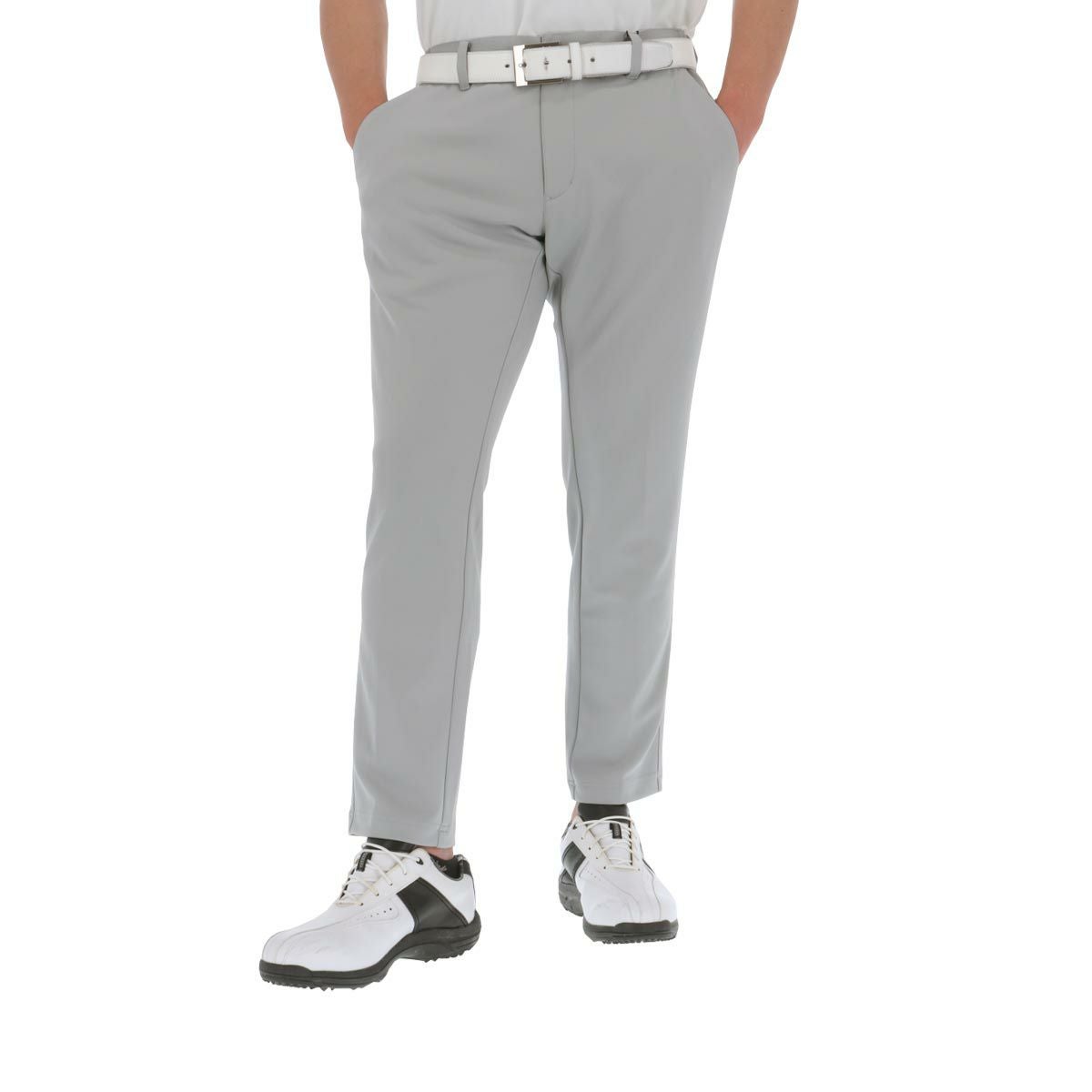 タイトリスト Titleist　メンズ ストレッチ ジャージツイル テーパード ロングパンツ TLPMP166J　2024年モデル グレー（03）