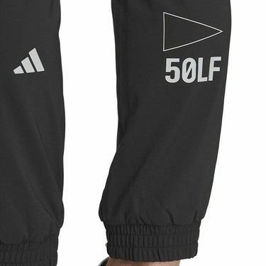 アディダス adidas　メンズ ロゴデザインプリント ストレッチ テーパード 9分丈 ジョガーパンツ IKK85　2024年モデル 詳細5