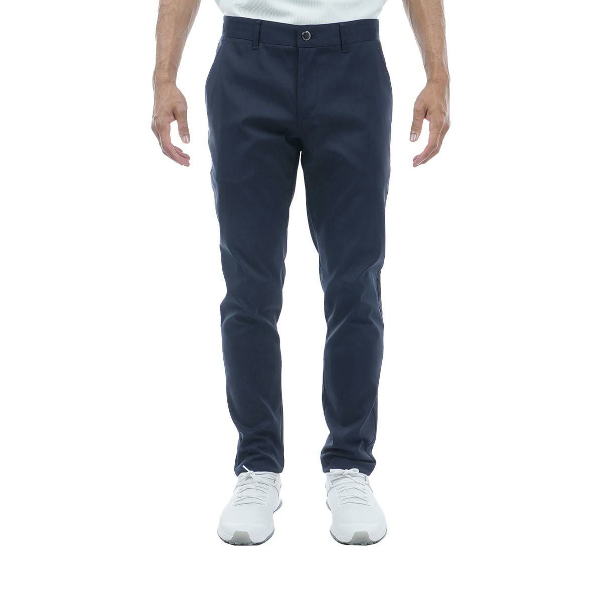 トミー ヒルフィガー ゴルフ　メンズ ロゴ刺繍 フラッグデザイン ツイル ストレッチ テーパード ロングパンツ THMA424　2024年モデル [裾上げ対応1●] 詳細3