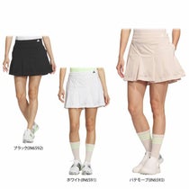 アディダス adidas レディース ロゴパンチング ストレッチ インナーパンツ一体型 プリーツ スカート IKJ57 2024年モデル