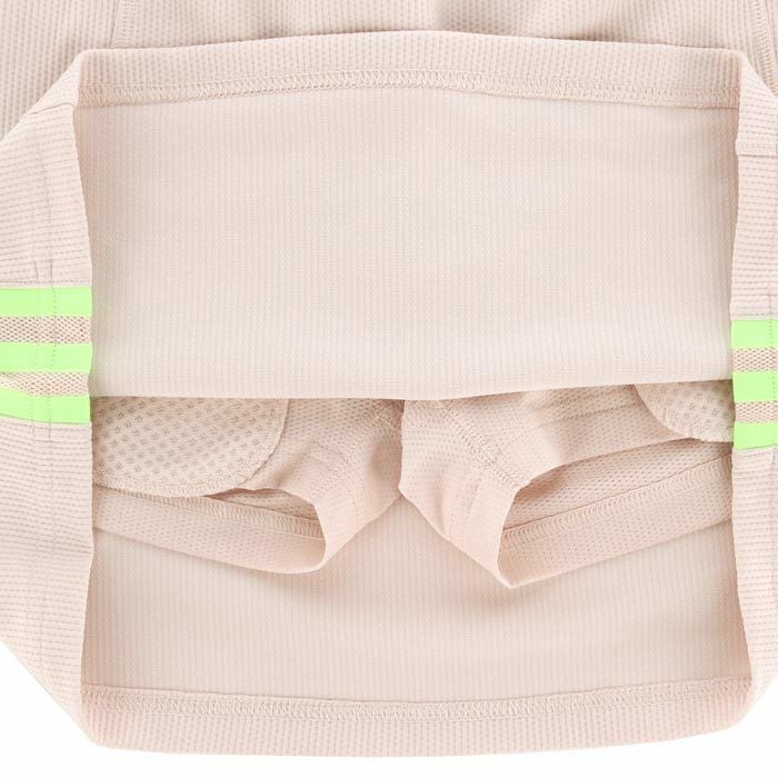 アディダス adidas　レディース スリーストライプス メッシュ切替 ストレッチ インナーパンツ一体型 スカート IKK46　2024年モデル 詳細6