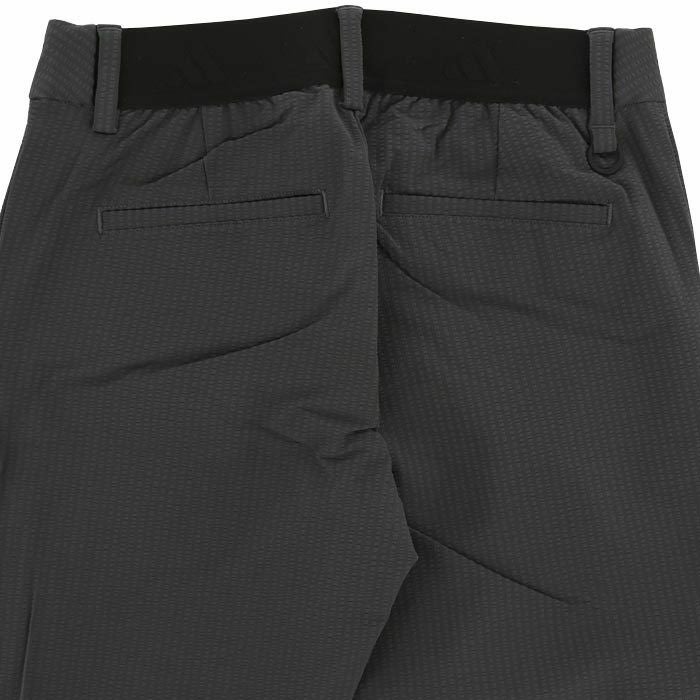 アディダス adidas　レディース サッカーストライプ柄 4WAYストレッチ アンクルパンツ IKK49　2024年モデル 詳細4