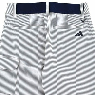 アディダス adidas　レディース サッカーストライプ柄 4WAYストレッチ カーゴポケット付き ショートパンツ JTS42　2024年モデル 詳細4