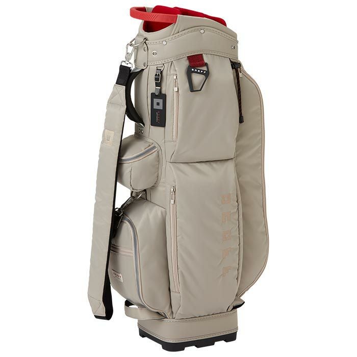 ONOFF オノフ　軽量 ナイロンツイル キャディバッグ OB0424 45 サンドベージュ　2024年モデル サンドベージュ