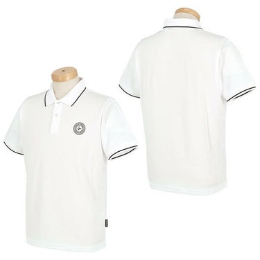 ビバハート VIVA HEART　メンズ 鹿の子 ロゴエンブレム ライン配色 ベーシック 半袖 ポロシャツ 011-21340　2024年モデル 詳細2