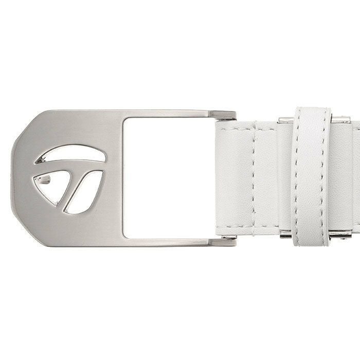 テーラーメイド TaylorMade　メンズ ベーシック T-バックル ベルト TL346 M19369 ホワイト　2024年モデル 詳細1