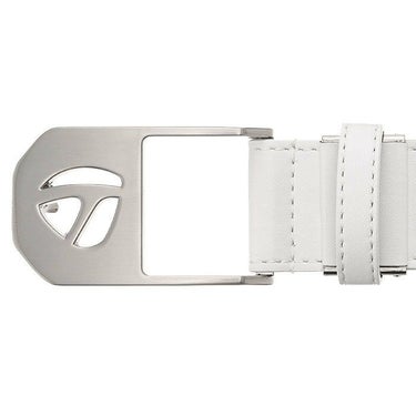テーラーメイド TaylorMade　メンズ ベーシック T-バックル ベルト TL346 M19369 ホワイト　2024年モデル 詳細1