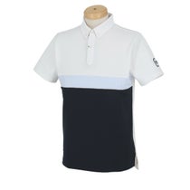 タイトリスト Titleist　メンズ カラーブロック UVケア ボードウォークワッペン 鹿の子 半袖 ボタンダウン ポロシャツ TLPMS116J　2024年モデル