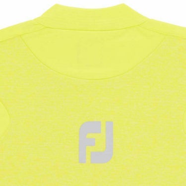 フットジョイ FootJoy　メンズ ロゴプリント エックスブロック 生地切替 ストレッチ 半袖 モックネックシャツ FJ-S24-S04　2024年モデル 詳細4