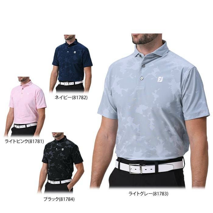 フットジョイ FootJoy メンズ ロゴ刺繍 フローラルカモジャカード 4WAY