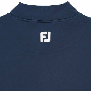 フットジョイ FootJoy　メンズ ロゴ刺繍 配色ライン 4WAYストレッチ 半袖 モックネックシャツ FJ-S24-S23　2024年モデル 詳細4