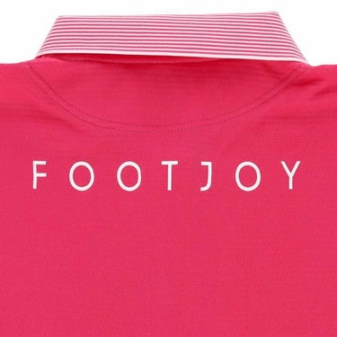 フットジョイ FootJoy　レディース ロゴプリント フレンチスリーブ ポロシャツ FJW-S24-S02　2024年モデル 詳細4