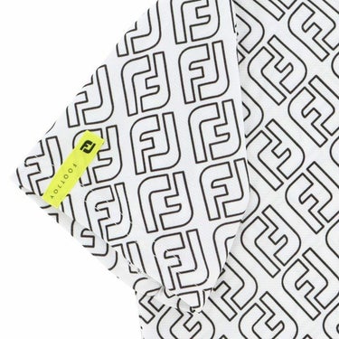 フットジョイ FootJoy　レディース ロゴデザイン 総柄プリント ストレッチ 半袖 スキッパーカラー シャツ FJW-S24-S04　2024年モデル 詳細5