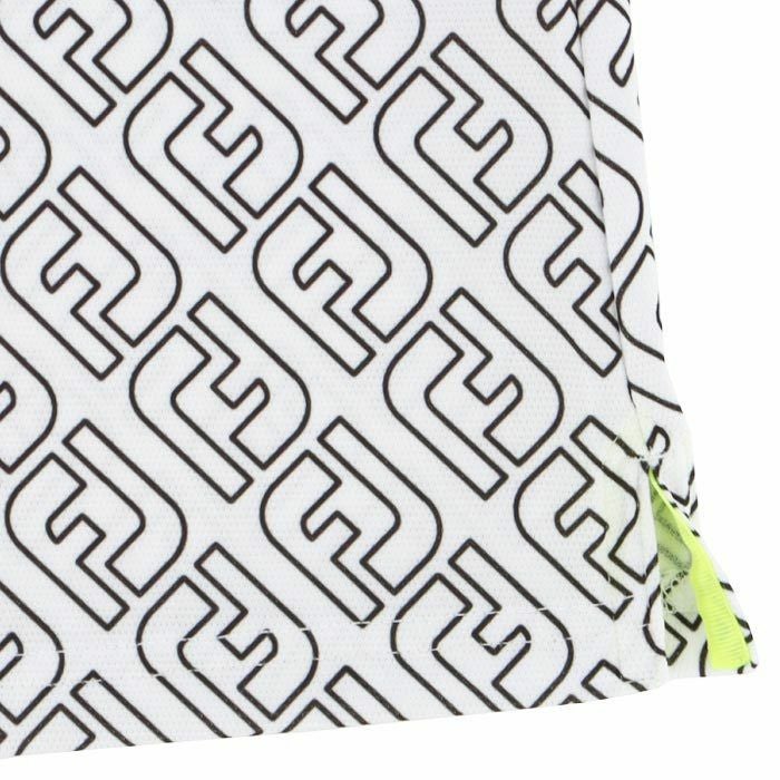 フットジョイ FootJoy　レディース ロゴデザイン 総柄プリント ストレッチ 半袖 スキッパーカラー シャツ FJW-S24-S04　2024年モデル 詳細6