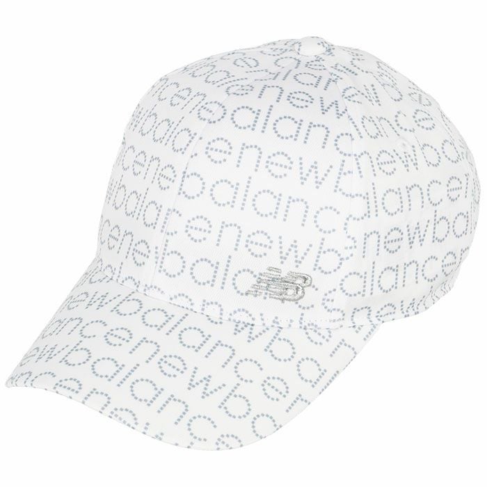 ニューバランスゴルフ　レディース SPORT ピクセルロゴ柄 キャップ 012-4187507 030 ホワイト　2024年モデル ホワイト（030）