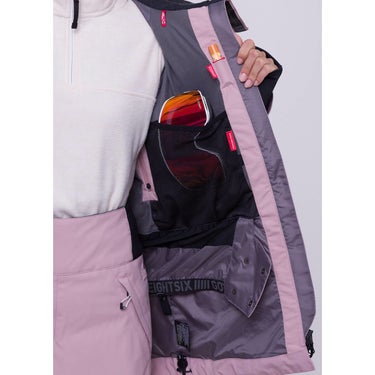 シックスエイトシックス 686　スキーウェア ゴアテックス ジャケット GORE-TEX SKYLINE SHELL JACKET M2W301 2023-2024 DUSTY MAUVE 詳細9