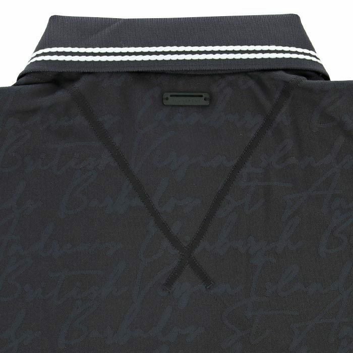 セントアンドリュース St ANDREWS　メンズ 総柄 ロゴジャガード 半袖 ポロシャツ 042-4160351　2024年モデル 詳細5