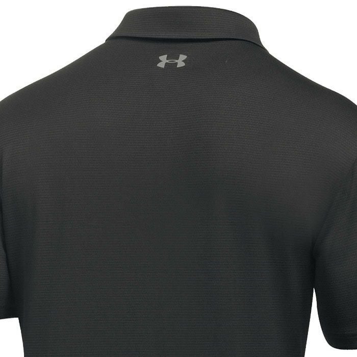 アンダーアーマー UNDER ARMOUR　メンズ 4WAYストレッチ UVケア 半袖 ポロシャツ 1290140 001  ブラック 　2024年モデル 詳細4