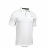 アンダーアーマー UNDER ARMOUR　メンズ 4WAYストレッチ UVケア 半袖 ポロシャツ 1290140 100 ホワイト　2024年モデル