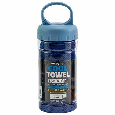 キャスコ クールタオル KCTW-2415 ブルー 詳細1