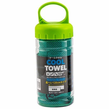 キャスコ クールタオル KCTW-2415 グリーン 詳細1