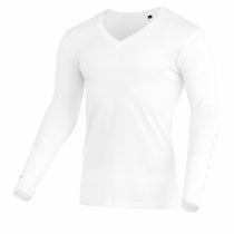 ミズノ MIZUNO　メンズ 接触冷感 バイオネクスト ドライエアロフロー クールホールド UVカット 長袖 Vネック インナーシャツ E2MJB007　2024年モデル