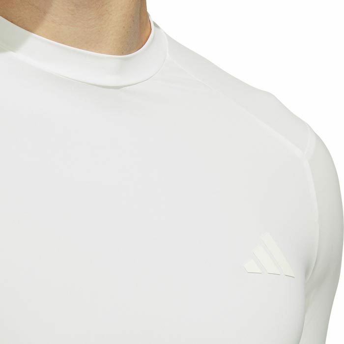 アディダス adidas　メンズ スリーストライプス ストレッチ UVケア 長袖 クルーネック インナーシャツ IKJ52　2024年モデル 詳細3