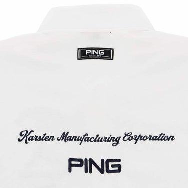 ピン PING　メンズ Mr.PING ロゴ刺繍 半袖 ポロシャツ 621-4160201　2024年モデル 詳細4