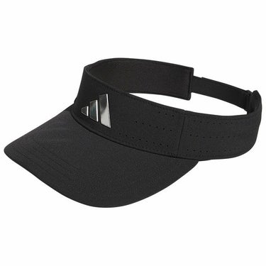 アディダス adidas　メンズ メタルロゴ サンバイザー IHS27 IN2758 ブラック　2024年モデル ブラック（IN2758）