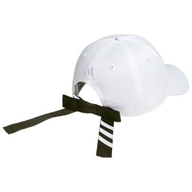 アディダス adidas　レディース スリーストライプス リボン キャップ IKK40 IK9753 ホワイト　2024年モデル 詳細1