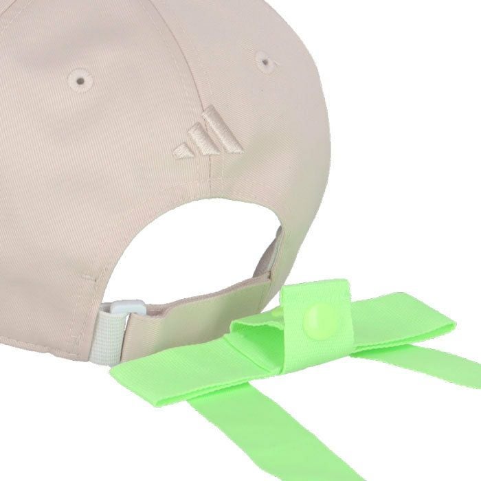 アディダス adidas　レディース スリーストライプス リボン キャップ IKK40 IK9755 パテモーブ　2024年モデル 詳細2