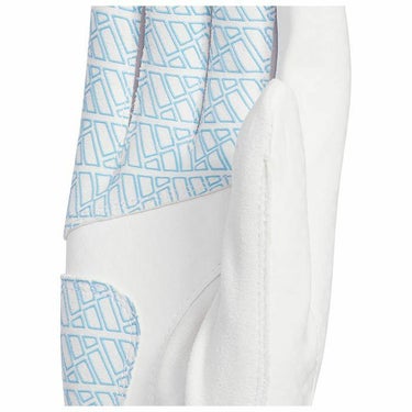 アディダス adidas　クール ハイグリップ 24 ペア 両手用 レディース ゴルフグローブ IKL12 IN6698 ホワイト/セミブルーバースト 詳細1