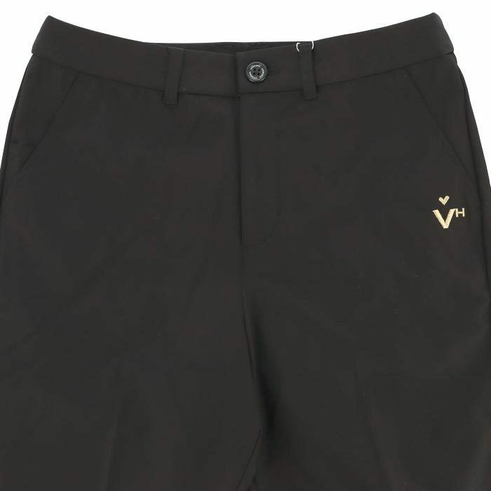 ビバハート VIVA HEART　レディース 撥水 ロゴ刺繍 4WAYストレッチ センタープレス ロングパンツ 012-71210　2024年モデル [裾上げ対応1●] 詳細3