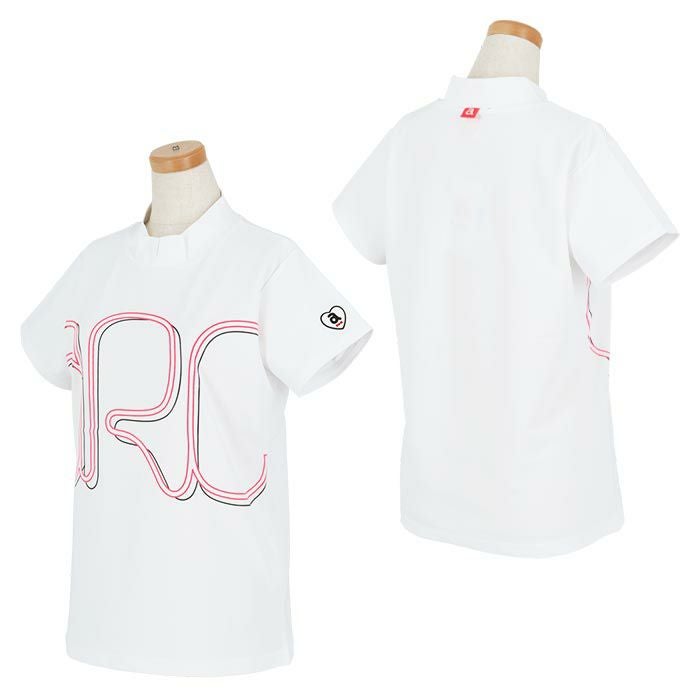 アルチビオ archivio　レディース ロゴデザイン UVケア 半袖 モックネック プルオーバー A359403　2024年モデル 詳細2