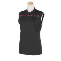 アルチビオ archivio　レディース 配色パイピング ノースリーブ モックネック プルオーバー A359416　2024年モデル