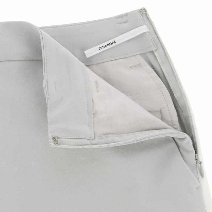 ジュン アンド ロペ JUN ＆ ROPE　レディース バイカラー サイドライン インナーパンツ付き バックプリーツ スカート ERC14000　2024年モデル 詳細5