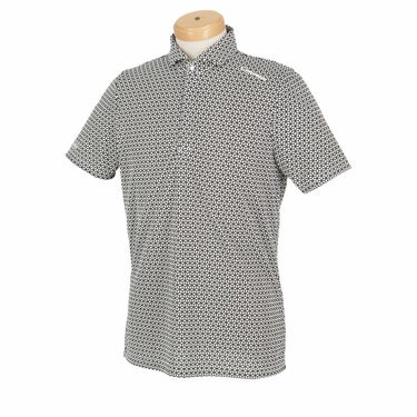 テーラーメイド TaylorMade　メンズ 総柄 グラフィックプリント T-ICE 半袖 ポロシャツ TL393　2024年モデル ホワイト（M19519）