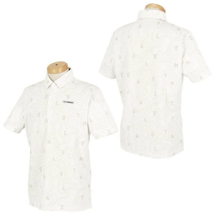 テーラーメイド TaylorMade　メンズ ロゴデザイン グラフィックプリント 半袖 ポロシャツ TL417　2024年モデル 詳細2