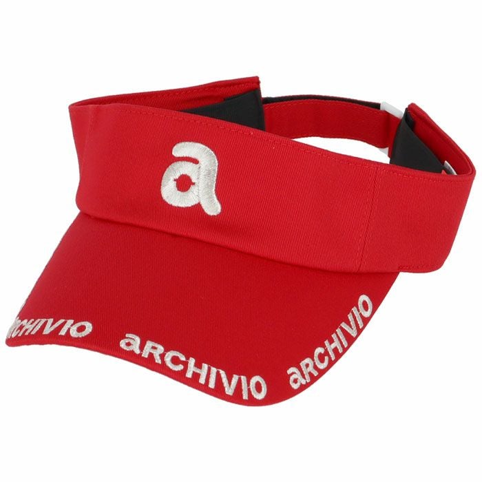 アルチビオ archivio レディース ロゴ刺繍 サンバイザー A350206 020