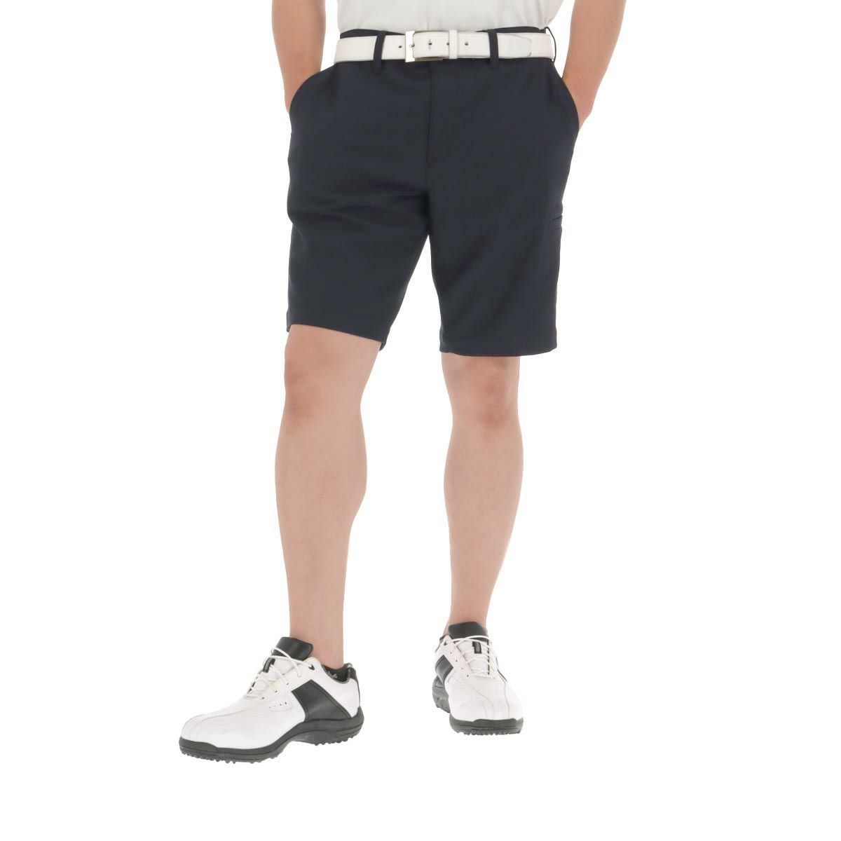 トラヴィスマシュー Travis Mathew　メンズ リネンライク ストレッチ イージー ショートパンツ 7AJ033　2024年モデル トータルエクリプス（4TOS）