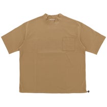 ザ スウィンガー THE SWINGGGR　メンズ バックロゴプリント 胸ポケット ストレッチ 半袖 モックネックシャツ 0124-SWG-CT002　2024年モデル