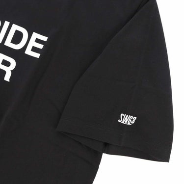 ザ スウィンガー THE SWINGGGR　メンズ ロゴプリント ストレッチ 半袖 モックネックシャツ 0124-SWG-CT003　2024年モデル 詳細5