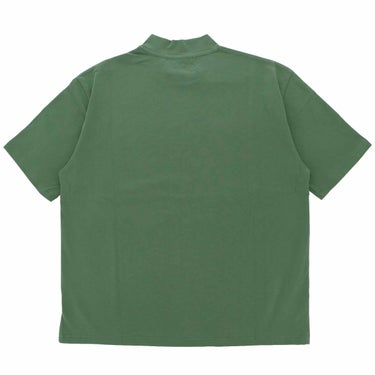 ザ スウィンガー THE SWINGGGR　メンズ アウトラインロゴ ストレッチ 半袖 モックネックシャツ 0124-SWG-CT006　2024年モデル 詳細2